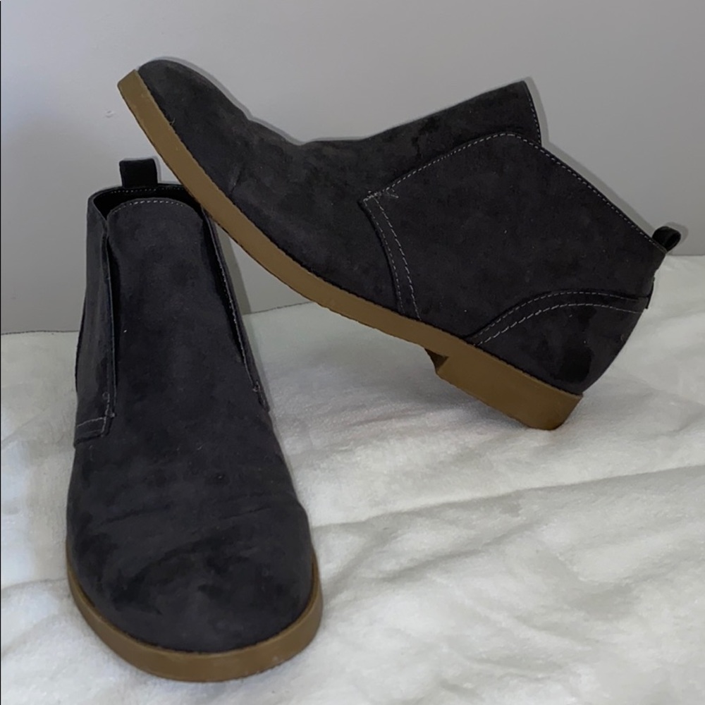 Suede Short Booties